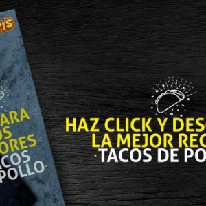 Receta para preparar los mejores tacos mexicanos de pollo